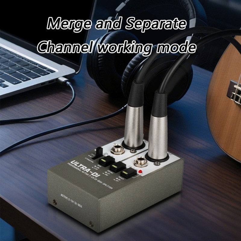 Active DI Box Impedance Conversion For Recording And Live Performances Tasks