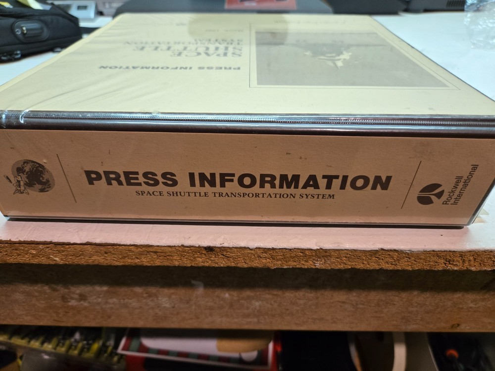 Rockwell International March 1982 Press Information Space Shuttle System Binder