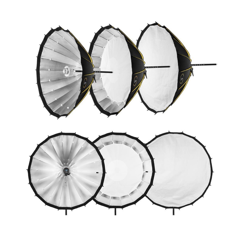 Glow Profond Quick-Open 55" Parabolic Softbox With Focusing Rod System (144cm)