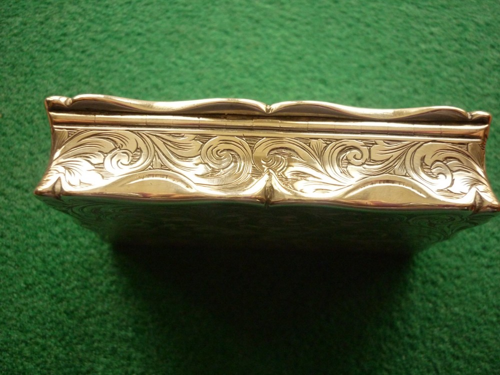 Antique Silver Snuff Box, Birmingham 1852 Edward Smith