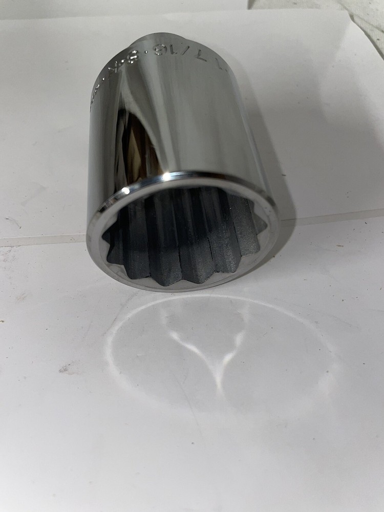 SK Tools 40846 1-7/16” 12 Point 1/2” Drive Chrome Socket USA