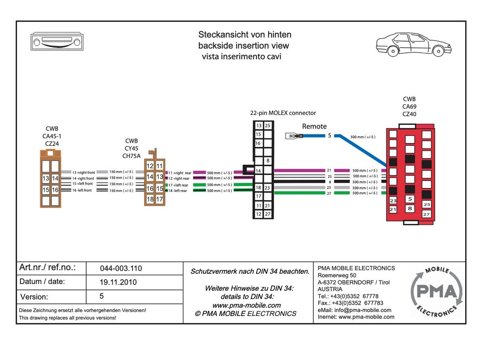 Active System Adapter for Porsche Boxster (1G - Type 986) Fully and Partially...