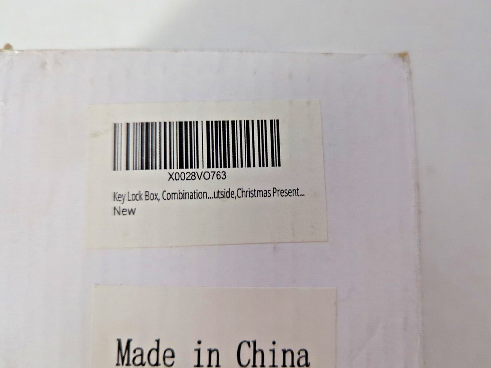 WONDER MASTER KEY LOCK BOX, COMBINATION OUTSIDE