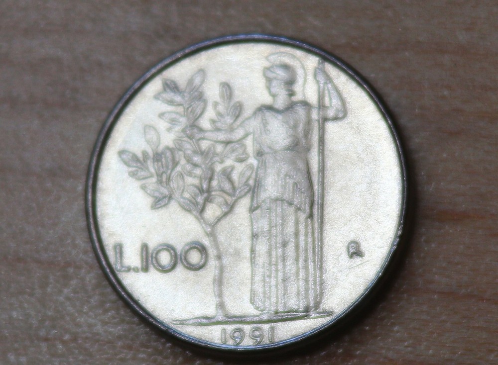 1991 Italy 100 Lire