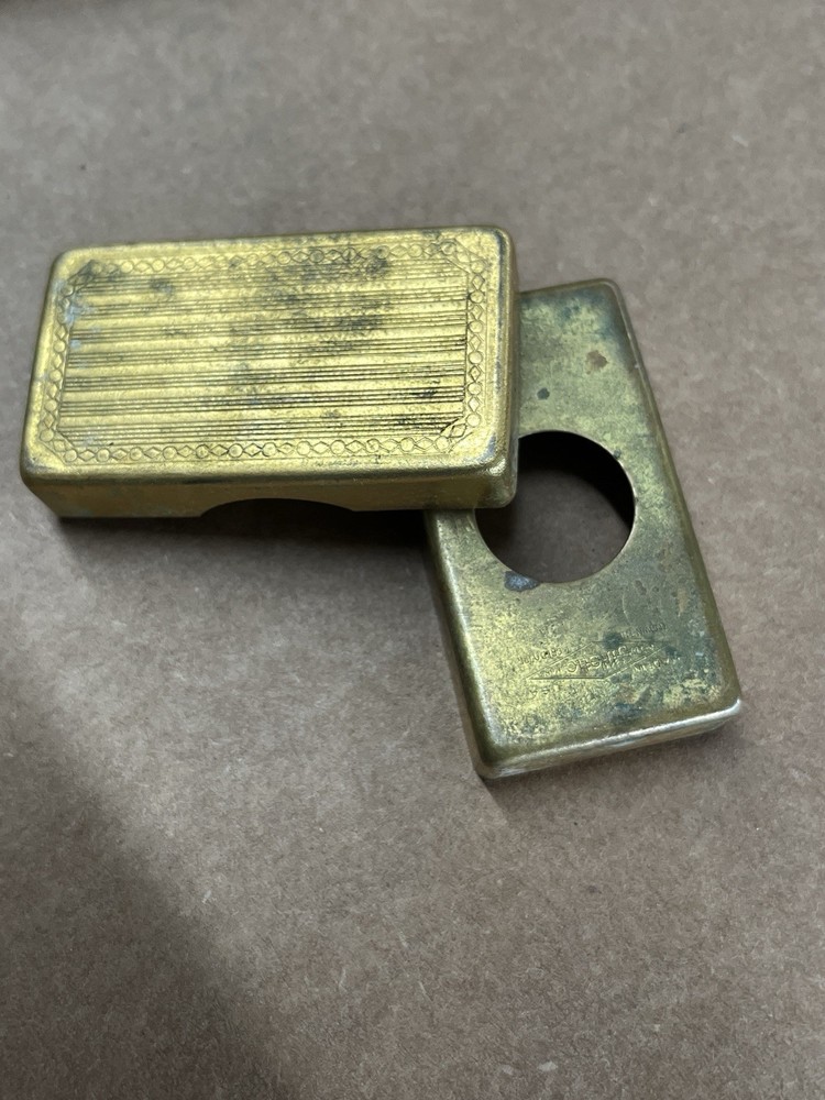 Gillette Old Type Ball End - With Case And Blade Case