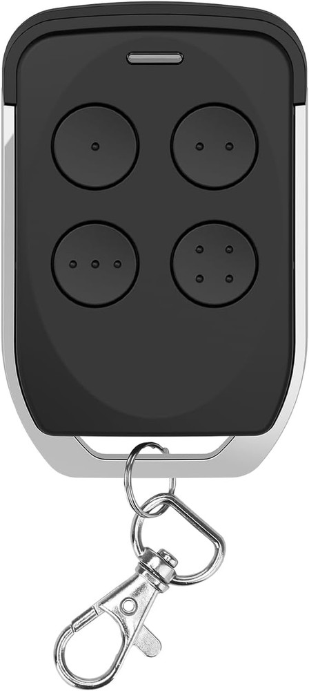 Gate Opener Remote Control Transmitter with Keychain, 4 Button Custom Rolling Co