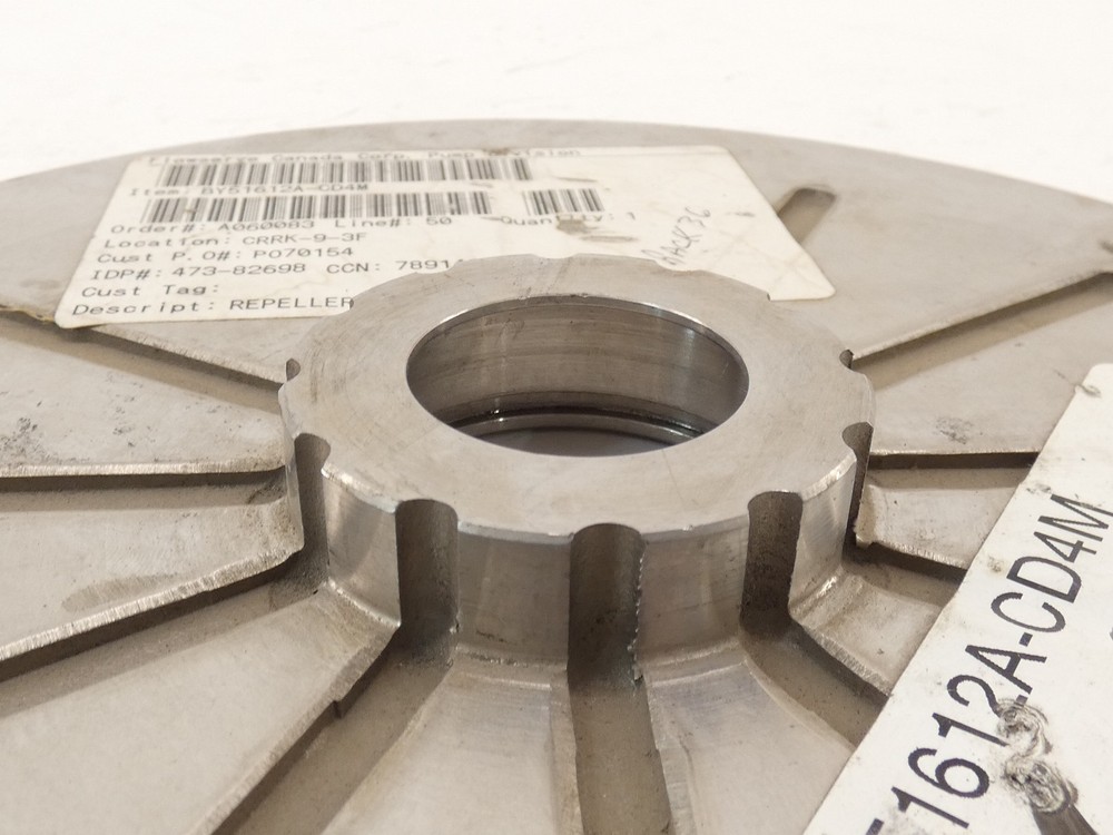 Flowserve BY51612A-CD4M Repeller 9.5" 1-1/4" Bore