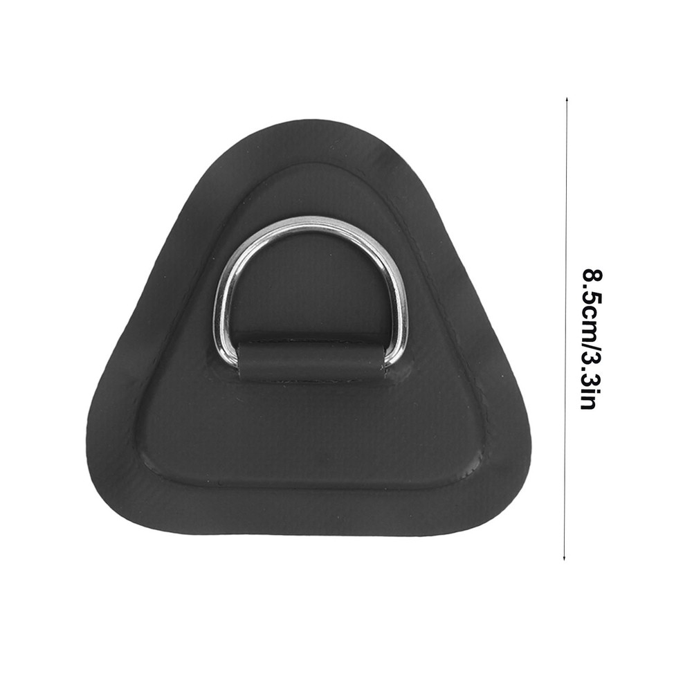 4Pcs D Ring Patch Stainless Steel D Ring Pad for Inflatable Boat Surfboard