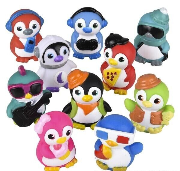 2" RUBBER PENGUINS - 10 Piece Assortment