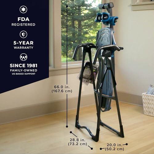Teeter FitSpine X1 Inversion Table, Back Pain Relief Kit, FDA-Registered - Gray