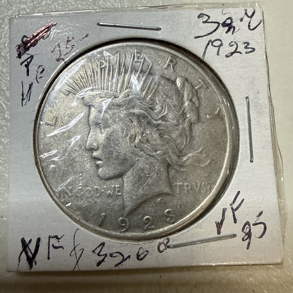 1923 Peace Dollar In VF Condition