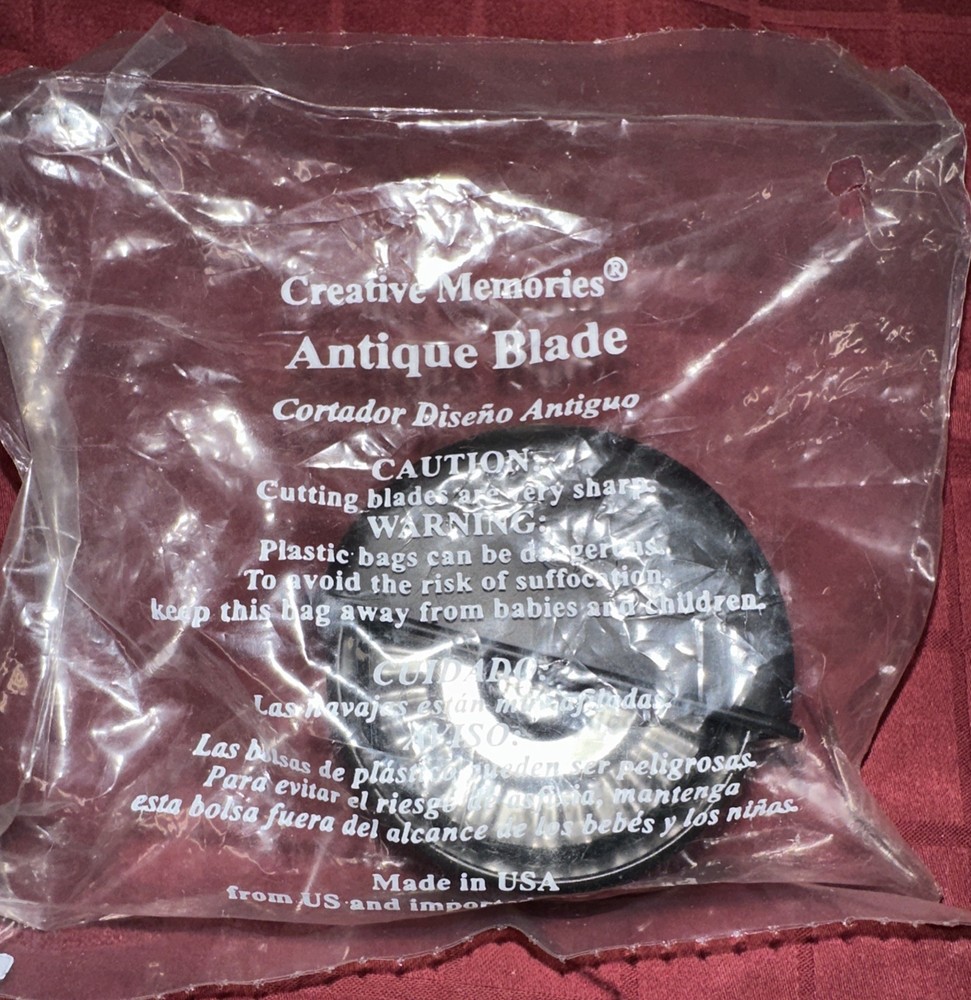 Rotary Cutting System Creative Memories Antique Style Blade