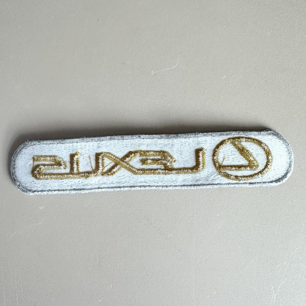 Lexus Patch Embroidered 5” Gray Gold