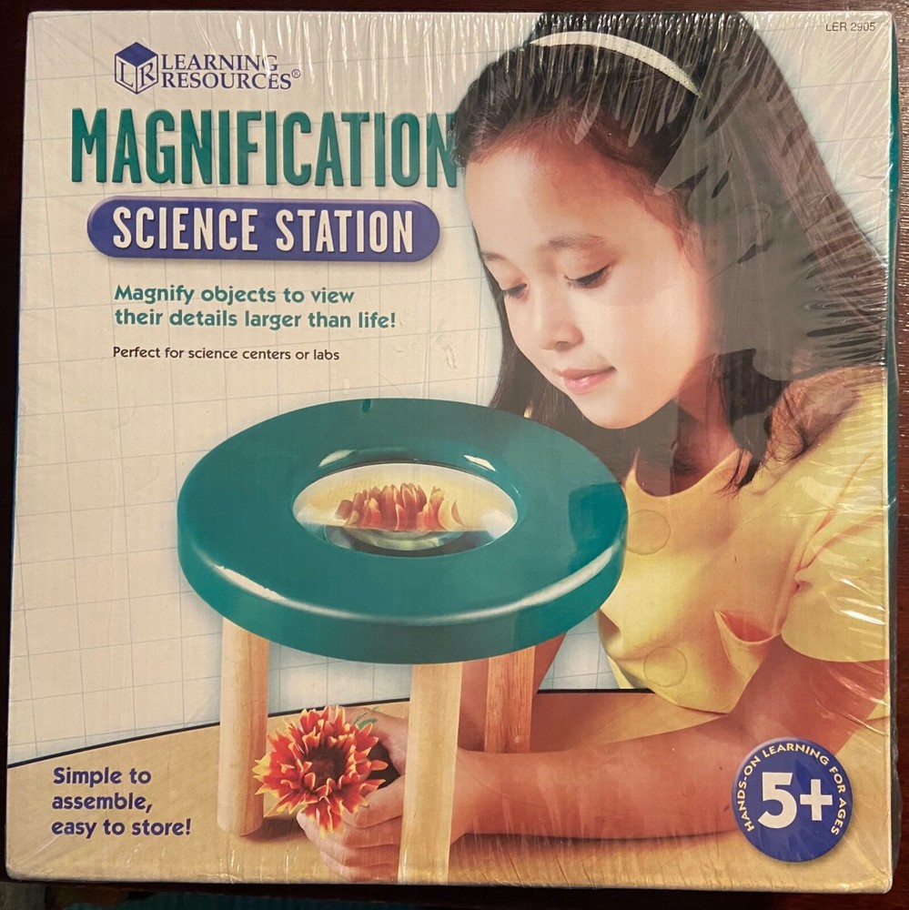 NIB! Learning Resources Magnification Science Station Tripod Ages 3+ PreK+ New