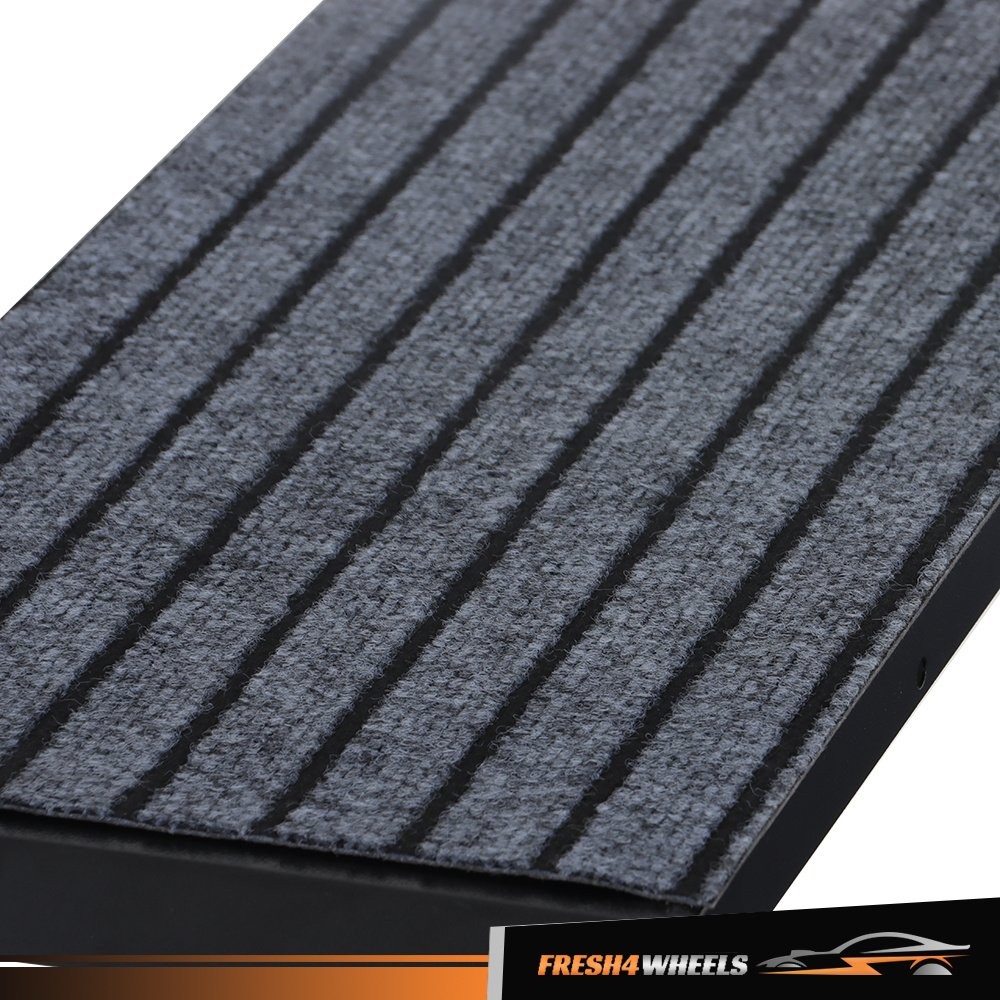 660 lbs Load Capacity RV Steps Outdoor 4 Steps with 2 Handrails w/ Step Mat