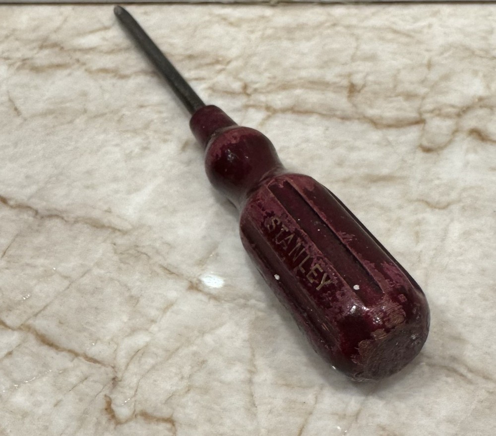 Vintage Stanley Wood Handle Phillips Screwdriver