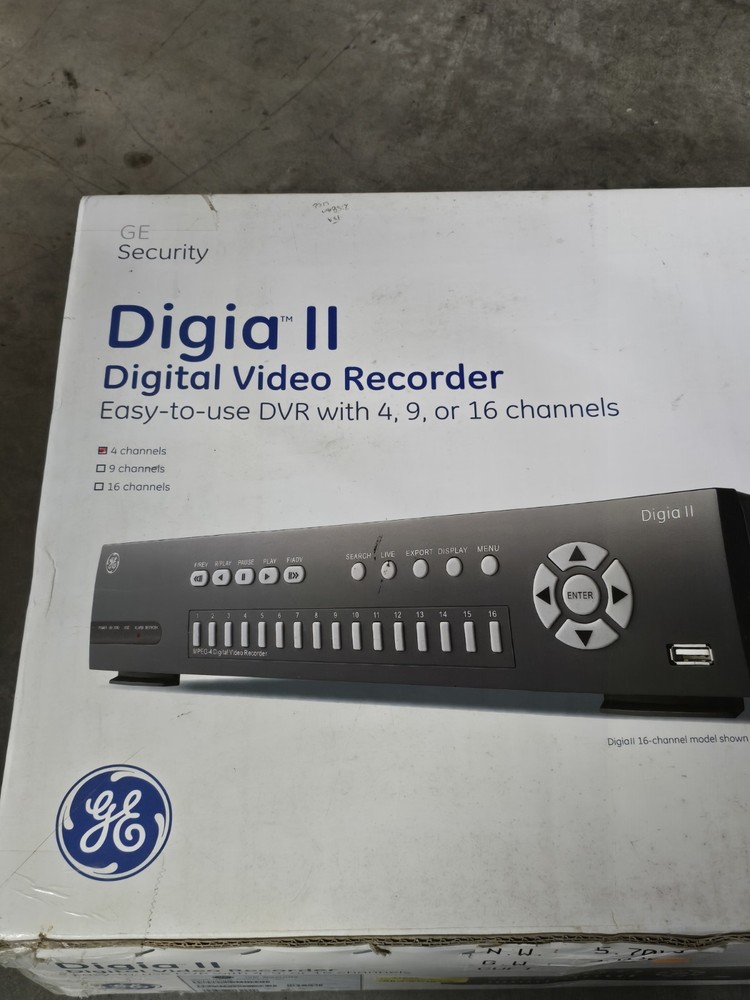 GE Digia II DVR With Box!