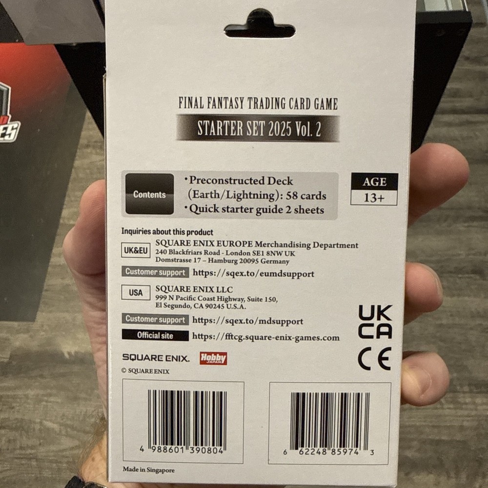 TCG Final Fantasy Volume 2 Cloud Strife Starter Deck [Earth / Lightning]
