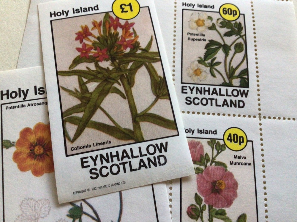 Scotland Flowers mint never hinged stamps sheets Ref R49110