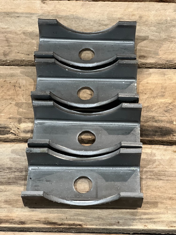 (4) Trailer axle spring perch seat for 3" Tube 5-7K Round axel tube mount