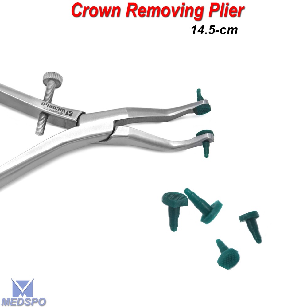 Crown Remover Removing Forceps Replacement Pliers Dental Silicone Soft Pads Lab