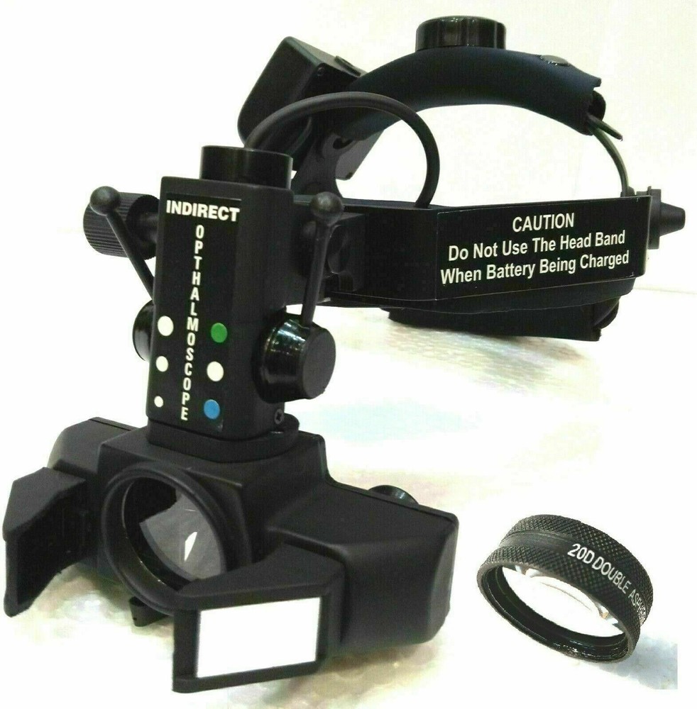 Wireless Ophthalmic binocular Indirect Ophthalmoscope Rechargeable with 20d