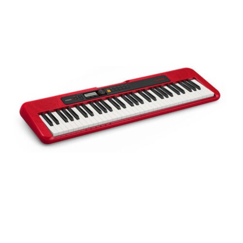 Casio Casiotone 61 Key Portable Keyboard Red