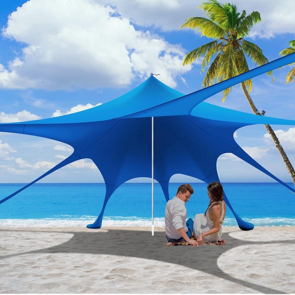 Fayloch Beach Sun Shade Tent Canopy - Blue
