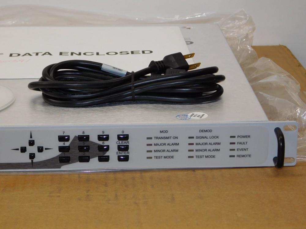 New Comtech EF Data DMD20-259 Radyne Universal Satellite Modem Rack Mount System
