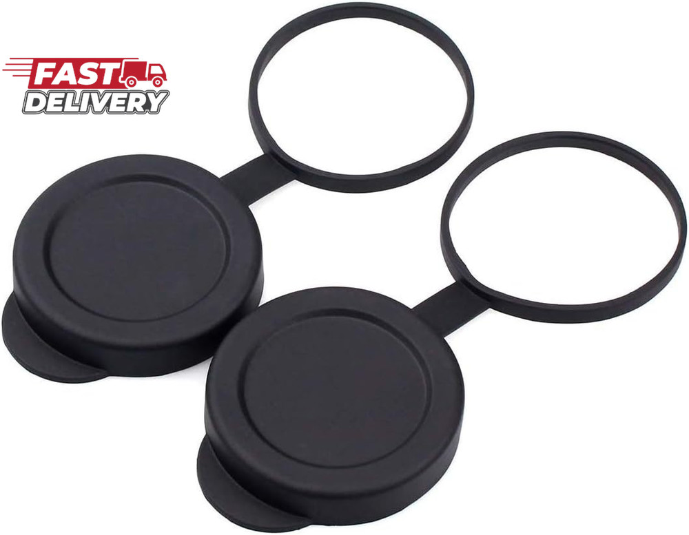 SVBONY Protective Rubber Objective Lens Caps for Fits Binoculars with Outer Diam