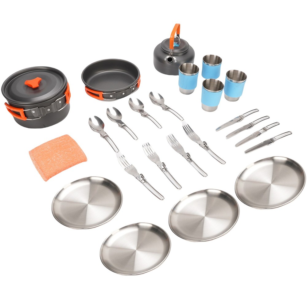 Portable 4-Person Camping Cookware Set SSBU