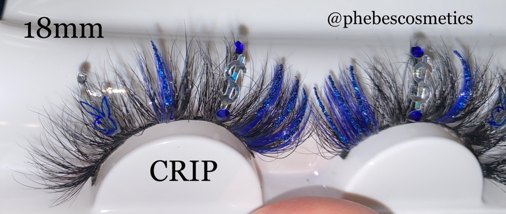 Glitter Mink Lashes, handmade 