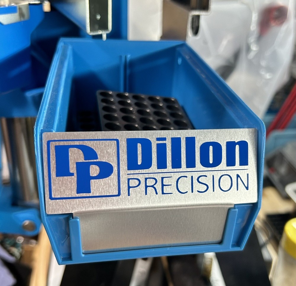 Bin Dam (2 Pack) Bin Stopper Bin Gate Dillon Finished Bullet Bin (Blue Sticker)