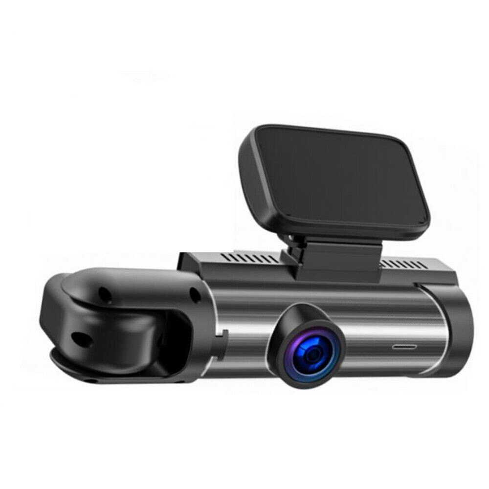 Dash Cam 3.16in Car DVR Dual Lens Front Inside Camera Driving Recorder G-sensor