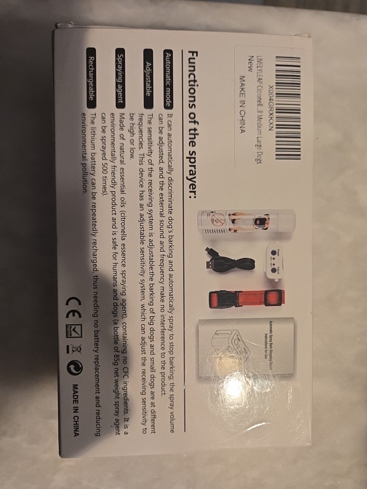 Bark Control For Dogs Spray Device