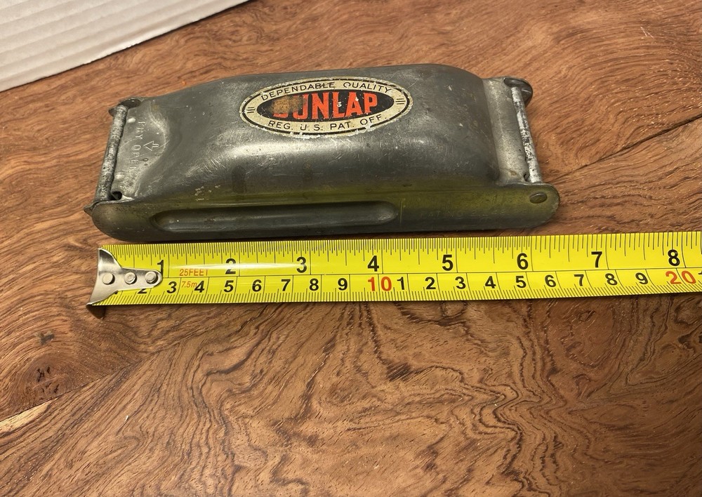 Vintage Dunlap Hand Sander manual tool #D