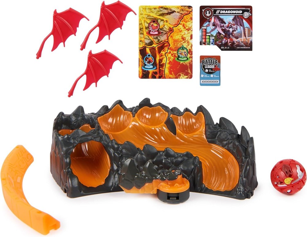 Bakugan Training Set with Titanium Dragonoid, Dragon Clan Themed, Multi