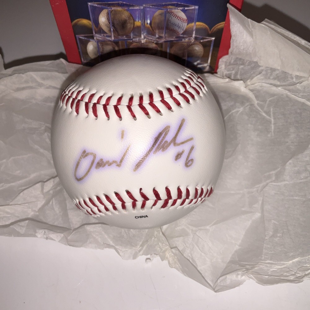 David Robert’s Autographed Signed Rawlings Baseball 8/9/1998
