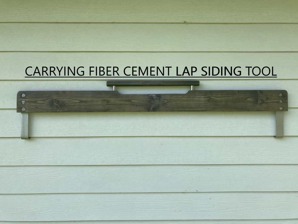 Carrying Fiber Cement Lap Siding Installation Tool