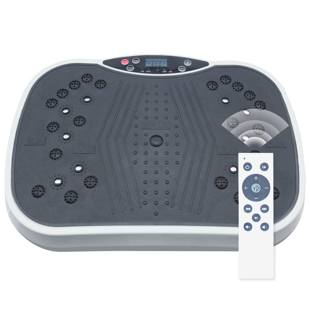 Vibration Exercise Platform - Weight Loss & Toning Training Machine Grey