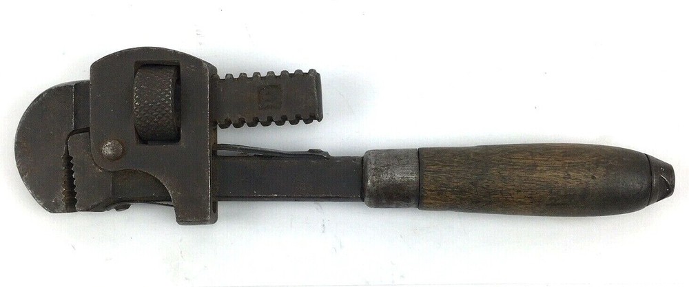 Vintage PEXTO 10" Monkey Pipe Wrench Adjustable Tool