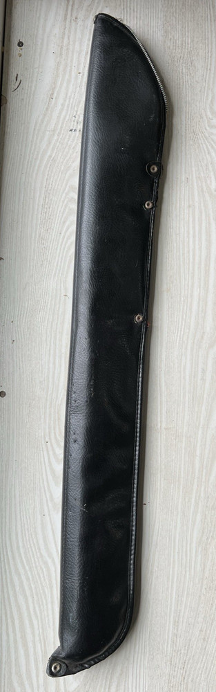 Vintage old Black Fabric Pool Stick Cue Case
