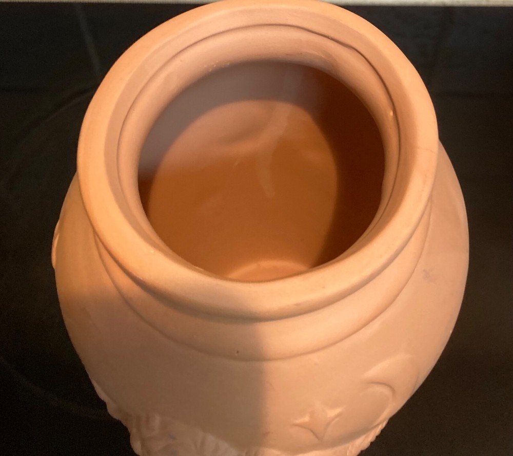 6” Clay Angel Vase