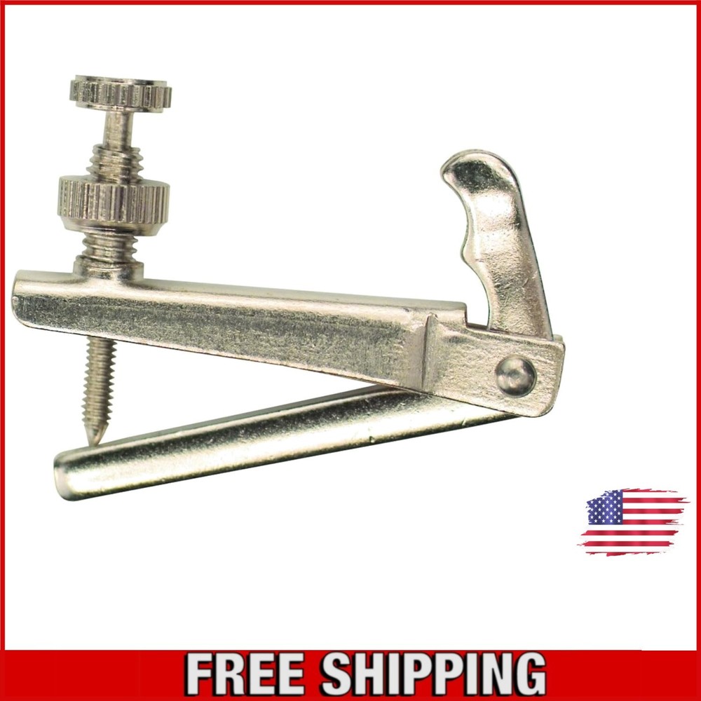 Compact Nickel-Plated Viola Fine Tuner - Perfect for Loop and Ball-End Strings