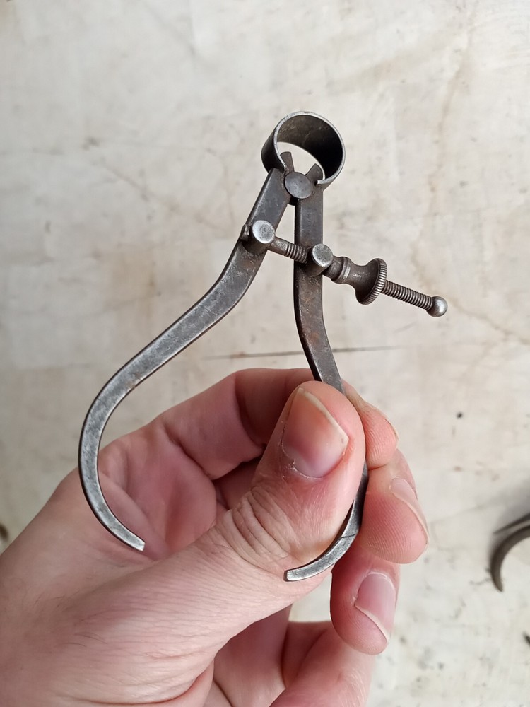 Vtg 4 Starrett Spring Type Outside/Inside Caliper/Divider Quick Spring Nut