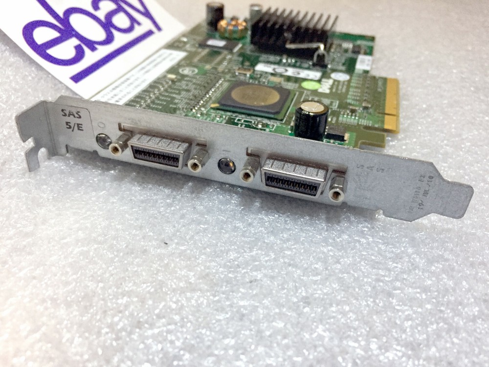 Dell M778G PERC 5/E DUAL CHANNEL EXTERNAL PCIe SAS Adapter RAID Controller