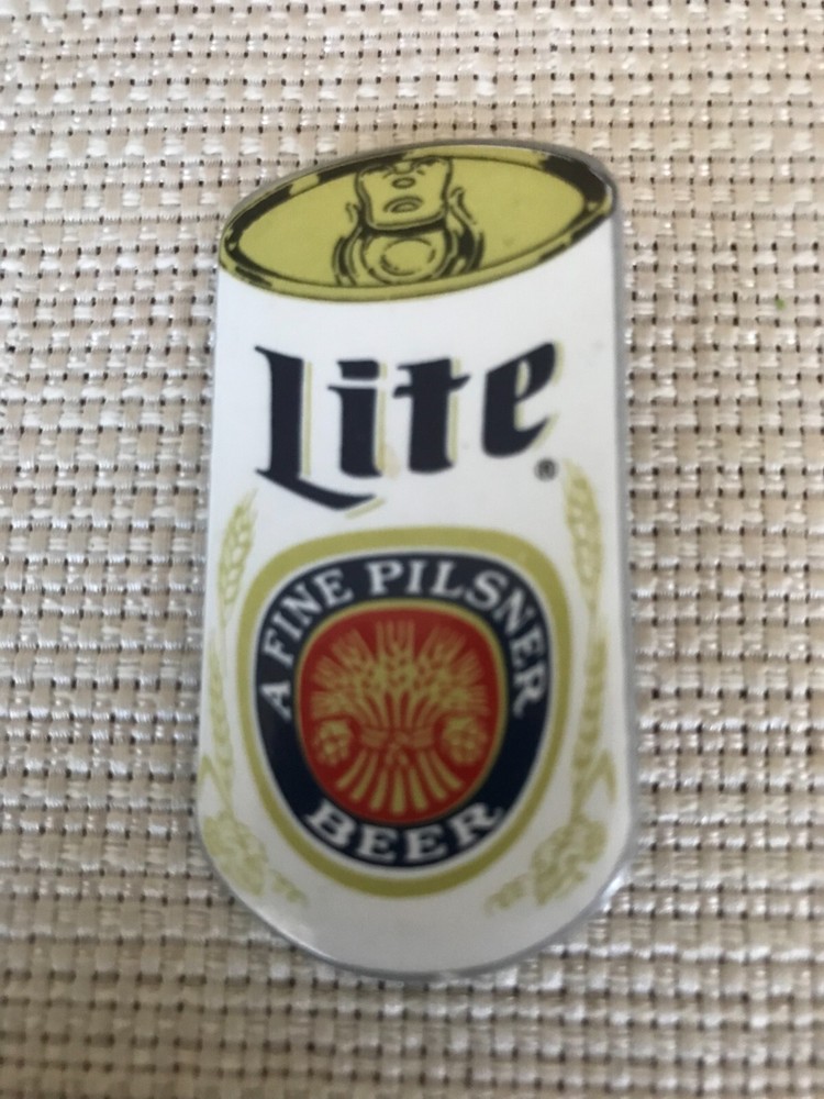 Miller Lite A Fine Pilsner Beer Button
