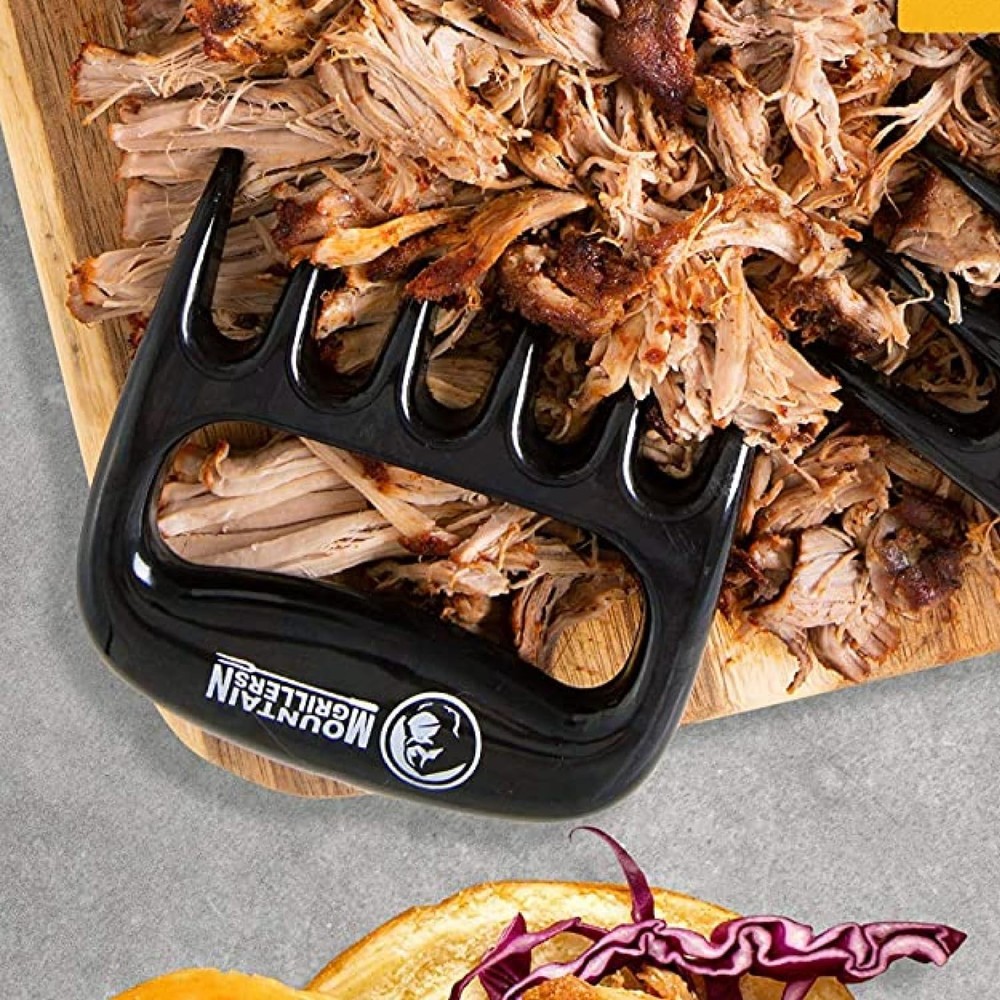 Mountain Grillers Meat Claws - Pulled Pork Shredder Tools for BBQ - Black