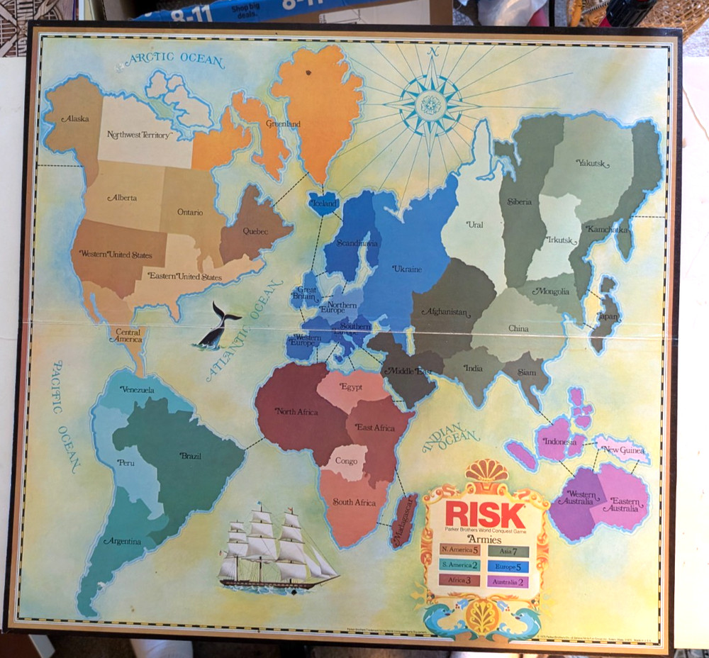 Risk board game 1975 #44