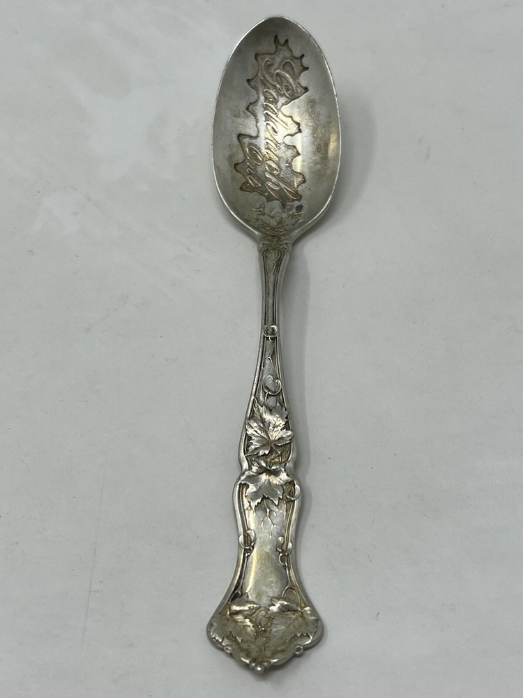Vintage Sterling Silver Goderich Ontario Canada Souvenir Spoon